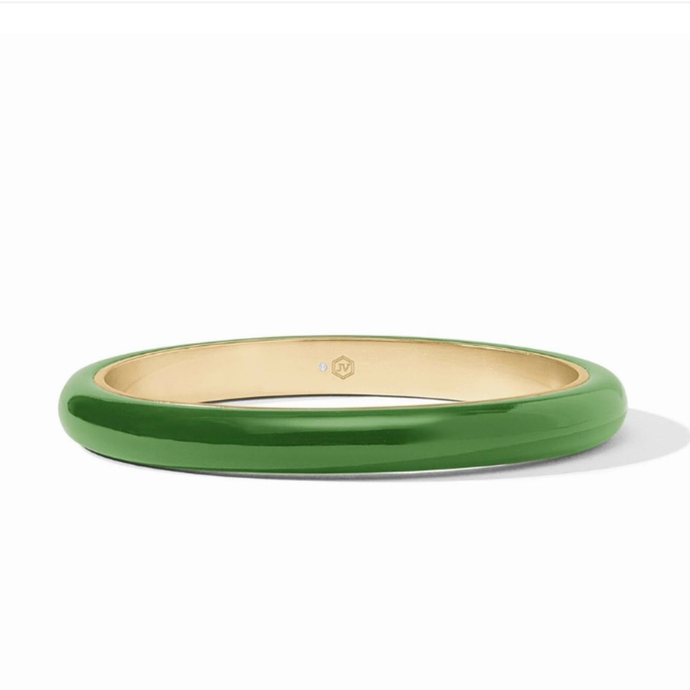 $145 Julie Vos Madison Bangle in green
